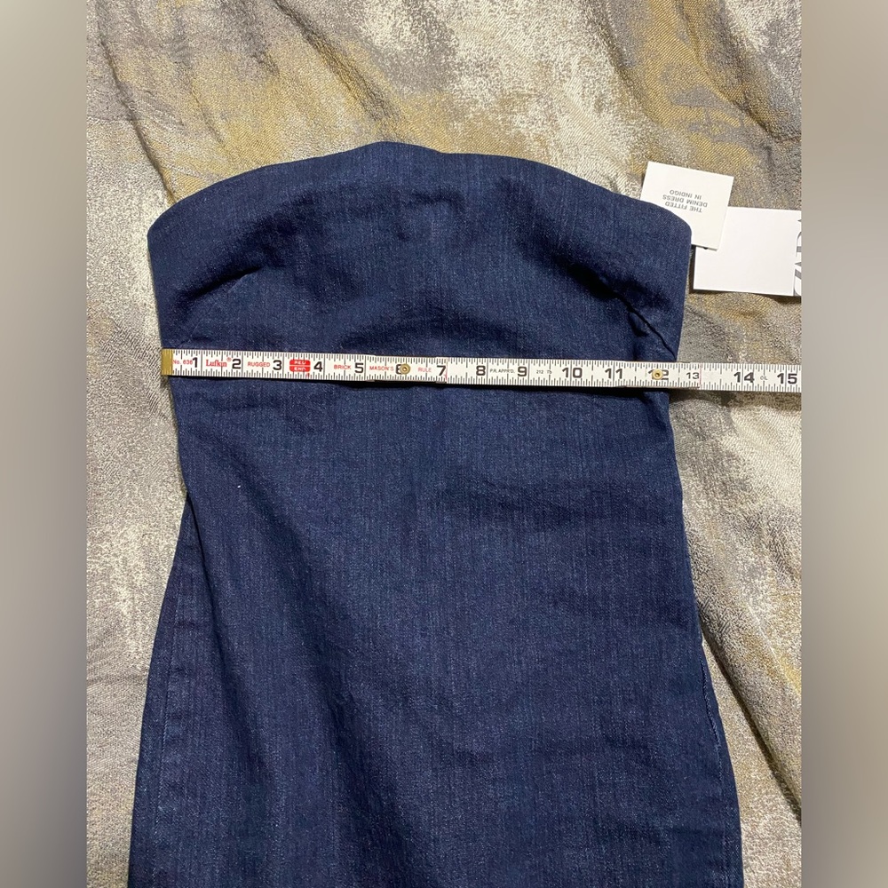Zara Fitted ZW Denim Dress - Picture 11 of 14